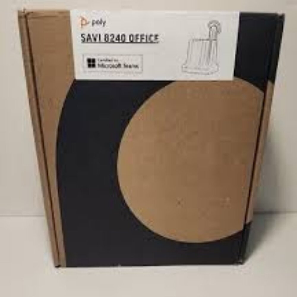 Poly Savi 8240 Office Headset-BOX OPENED, BUT NEVER USED OR TAKEN OUT OF PACKAGE